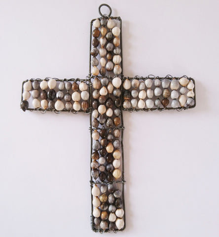 Crosses - African Beaded Wire Sculptures, Clever Wire, Crosses- The Wild Coast Trading Company