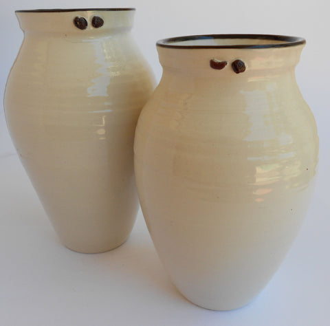 Black & White Ceramic Vases, John Steele, Vases- The Wild Coast Trading Company