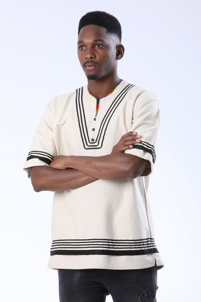 Buy African Xhosa mens beaded uMbhaco tops \u0026 shirts safely online – The  Wild Coast Trading Company