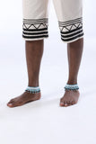 Mens African Umbhaco Shorts with Braiding