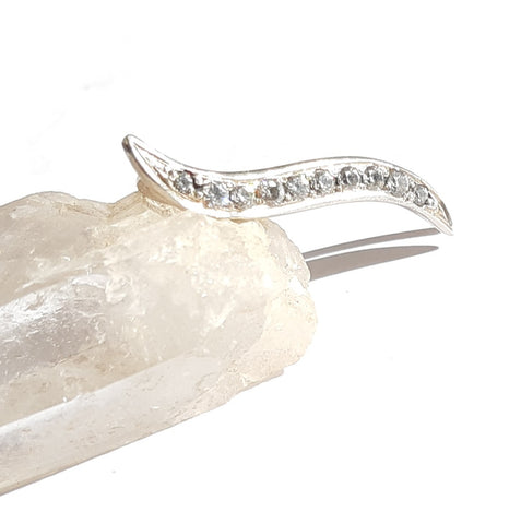 Flow Earring - Zirconia