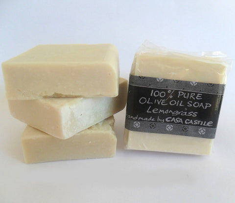 Lemongrass Olive Oil Soap Bar, Casa Castile, Soap- The Wild Coast Trading Company