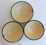 Black & White Ceramic Bowls, John Steele, Bowls- The Wild Coast Trading Company