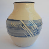 Blue Spiral Pine Engraved Ceramic Vases, John Steele, Vases- The Wild Coast Trading Company