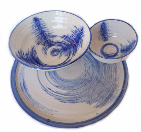 Blue Cobalt Ceramic Bowls