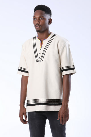 African Xhosa shirts for boys kids braided ibhayi and soze The