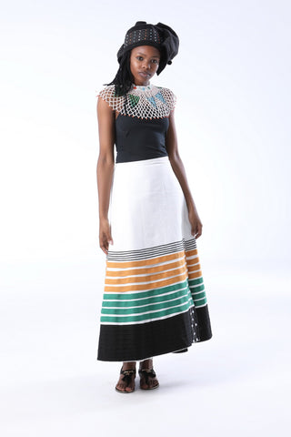 Wrap skirts for women in traditional Xhosa Beaded