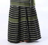 Xhosa Umbhaco Wrap Skirt with Two Tone Braiding