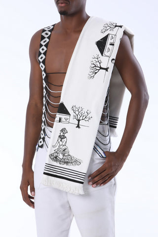 Traditional Xhosa Scarf - Unisex with 3 prints
