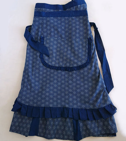 Shweshwe dresses with shop apron
