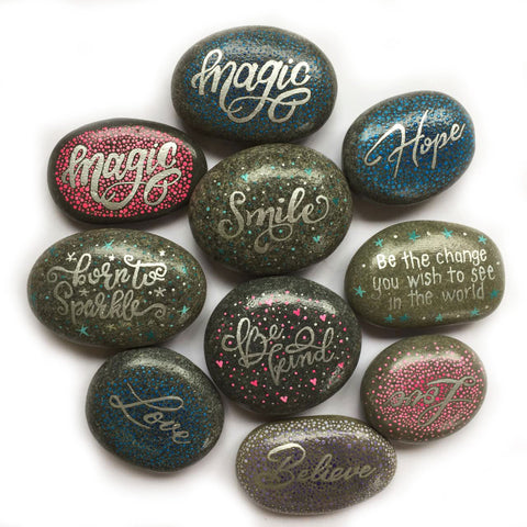 Small Hand Painted Stones