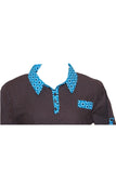 Shweshwe Men's Golf Style Shirt, Molly Rusi, Shirts- The Wild Coast Trading Company