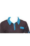 Shweshwe Men's Golf Style Shirt, Molly Rusi, Shirts- The Wild Coast Trading Company