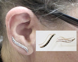 Flow Earring - Zirconia, Wild By Design, Earrings- The Wild Coast Trading Company