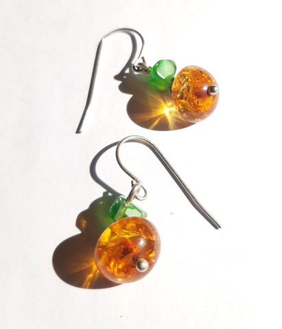 Amber Honeydrop Earrings