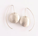 Satin Finish Silver Moons Earrings, Wild By Design, Earrings- The Wild Coast Trading Company
