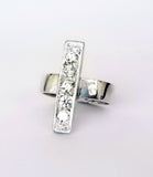 Slide Cubic Zirconia Ring