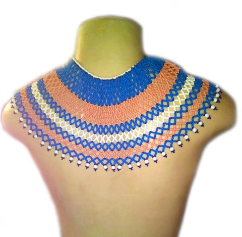 Antique Style Beaded Molinwe Isicangca Necklace